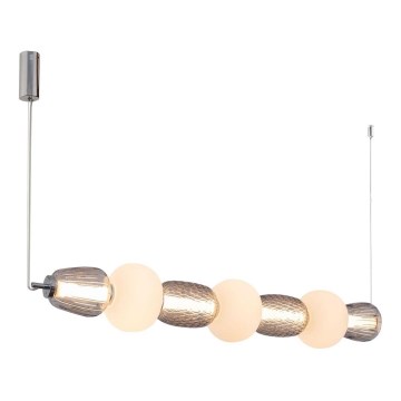 LED Luster na lanku CARO LED/42W/230V lesklý chróm
