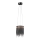 LED Luster na lanku CASCATA BLACK LED/18W/230V