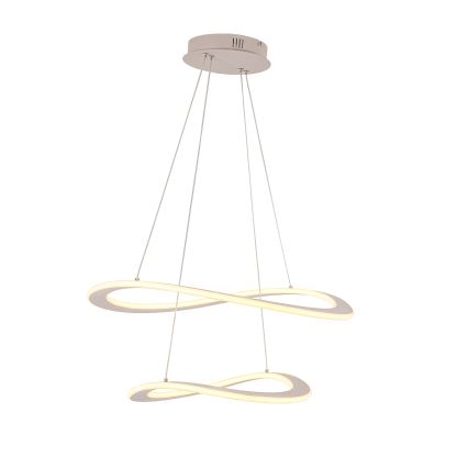 LED luster na lanku CASHMERE LED/75W/230V pr. 59,5 béžový