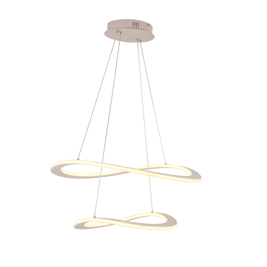 LED luster na lanku CASHMERE LED/75W/230V pr. 59,5 béžový
