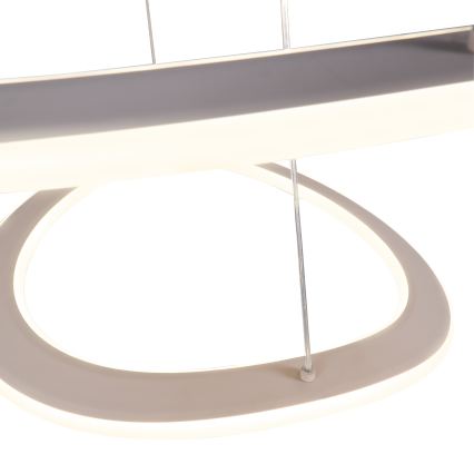 LED luster na lanku CASHMERE LED/75W/230V pr. 59,5 béžový