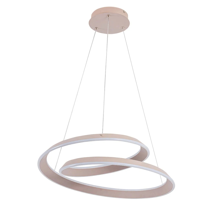 LED luster na lanku CASHMERE LED/75W/230V pr. 60 cm béžový