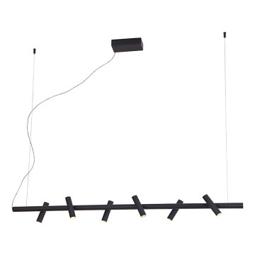 LED luster na lanku CLIO LED/29W/230V čierny
