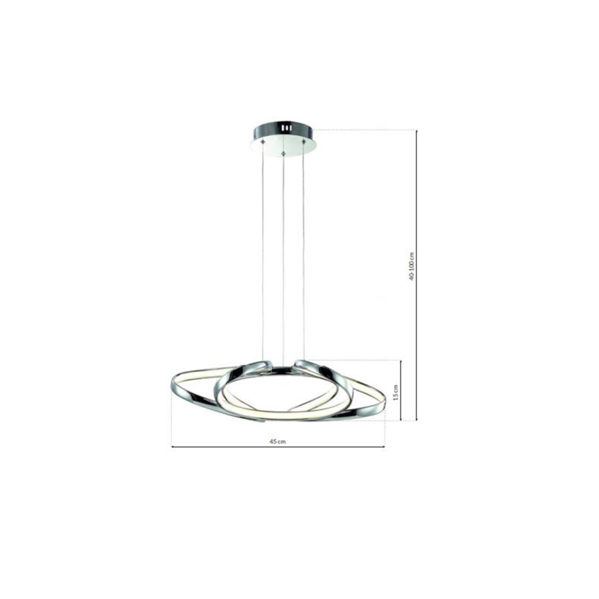 LED Luster na lanku COPERNICUS 1xLED/46W/230V