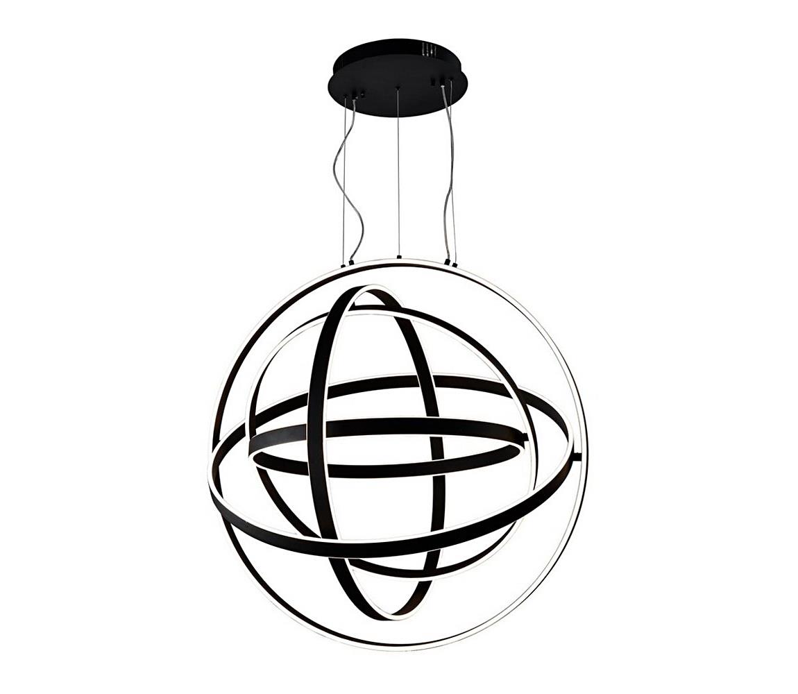LED luster na lanku COPERNICUS LED/260W/230V čierny ML6151