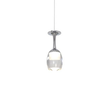 LED Luster na lanku COPPA 1xLED/5W/230V