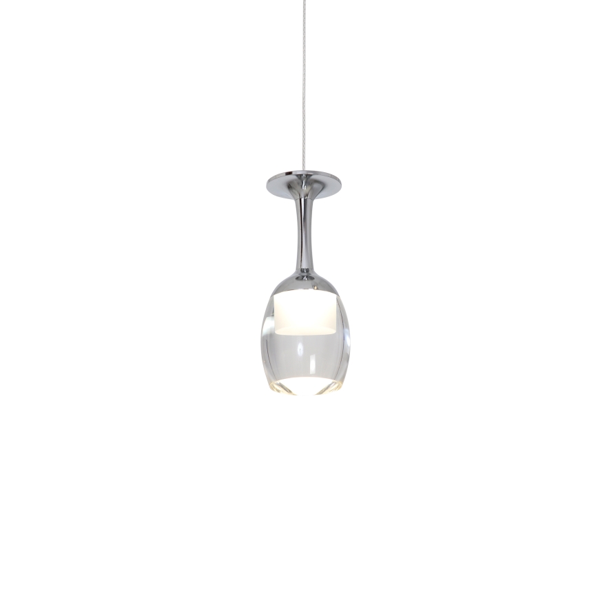 LED Luster na lanku COPPA 1xLED/5W/230V