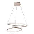 LED luster na lanku CORT LED/40W/230V strieborný