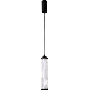 LED luster na lanku CORTE LED/10W/230V čierny