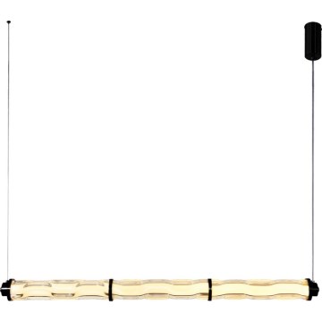 LED luster na lanku CORTE LED/25W/230V čierny