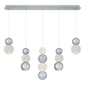 LED Luster na lanku CREMONA LED/27W/230V 3000K matný chróm