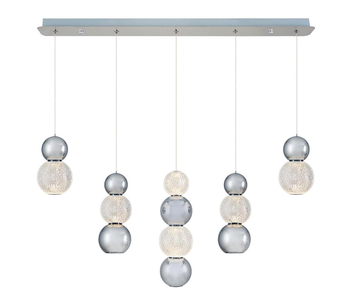 LED luster na lanku CREMONA LED/27W/230V 3000K matný chróm 414LRC1393