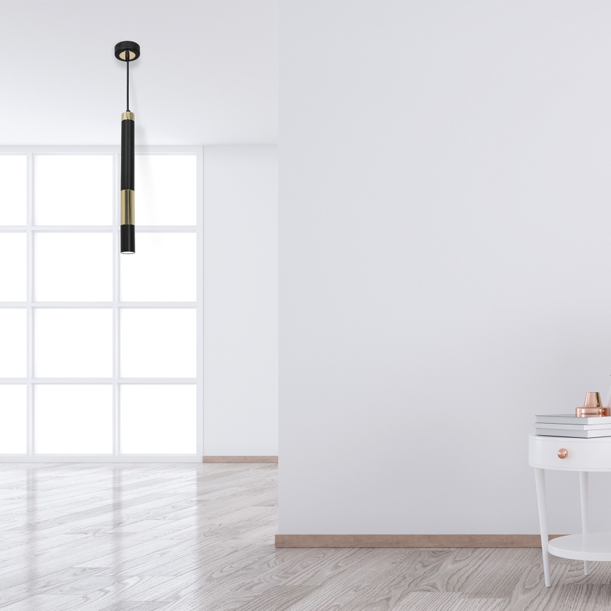 LED Luster na lanku DALLAS 1xGU10/3W/230V