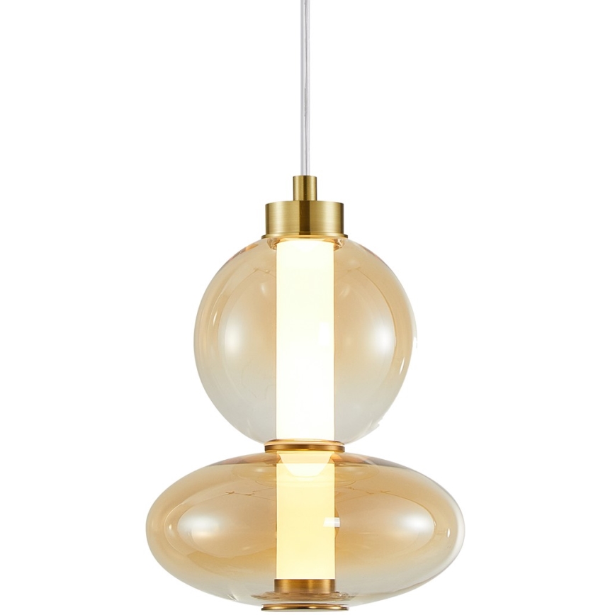 LED Luster na lanku DAPHNE LED/12W/230V zlatá