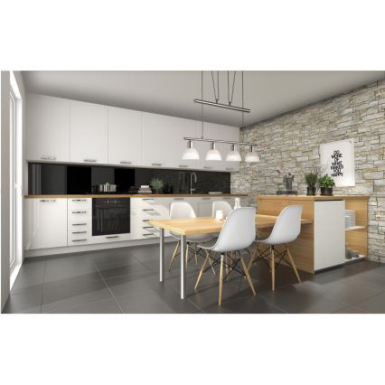 LED Luster na lanku DAYTONA 4xE14/5W/230V 3000K lesklý chróm