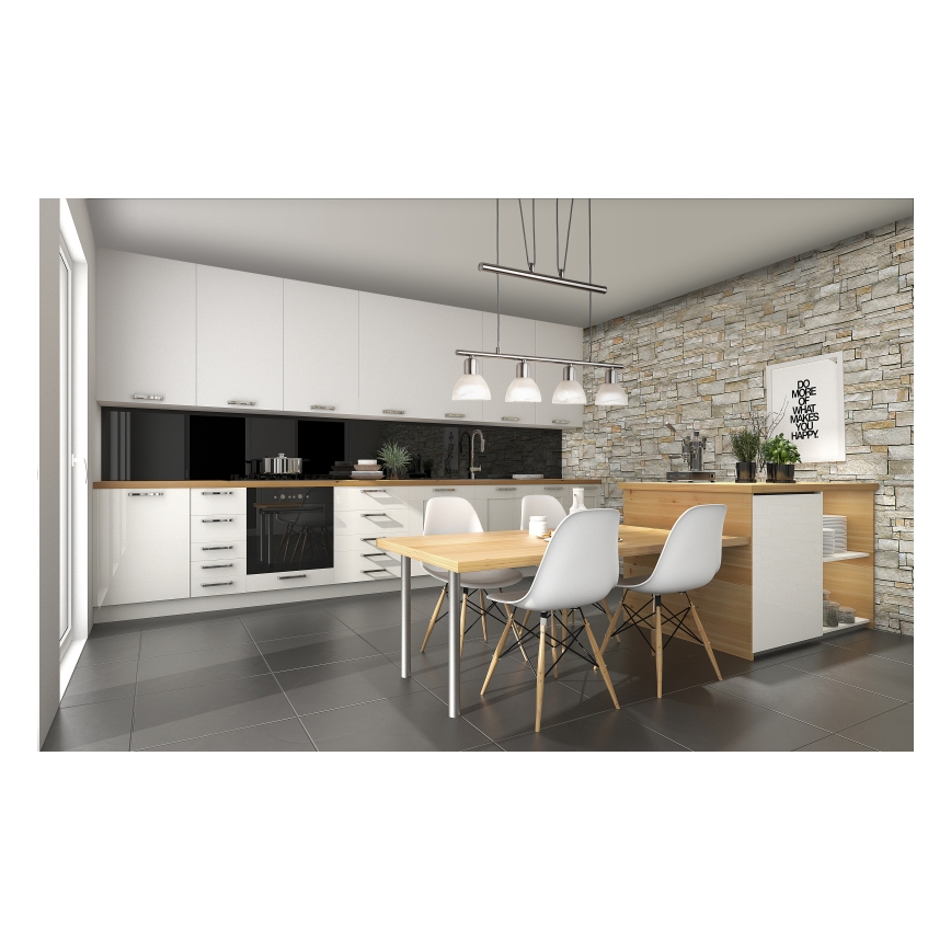 LED Luster na lanku DAYTONA 4xE14/5W/230V 3000K lesklý chróm