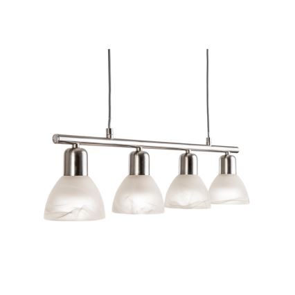 LED Luster na lanku DAYTONA 4xE14/5W/230V 3000K lesklý chróm