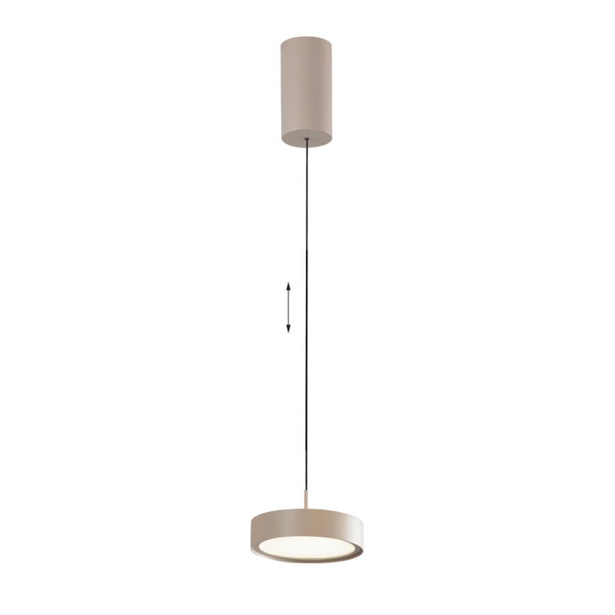 LED luster na lanku DENVER LED/21W/230V béžový