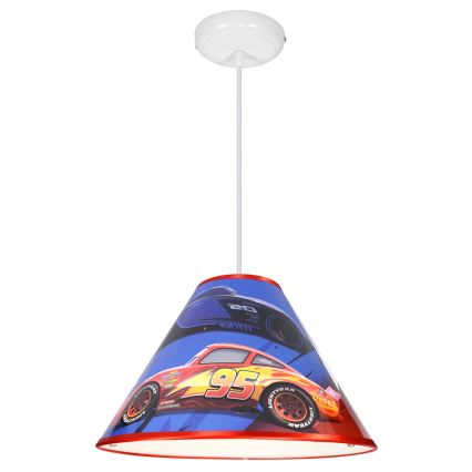 LED Luster na lanku DISNEY CARS 1xE27/10W/230V