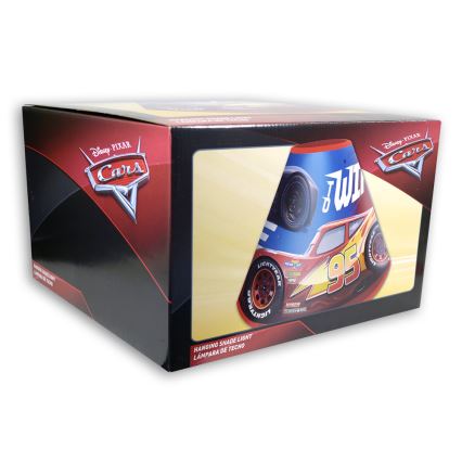 LED Luster na lanku DISNEY CARS 1xE27/10W/230V