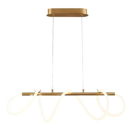 LED Luster na lanku EMMA LED/38W/230V zlatá