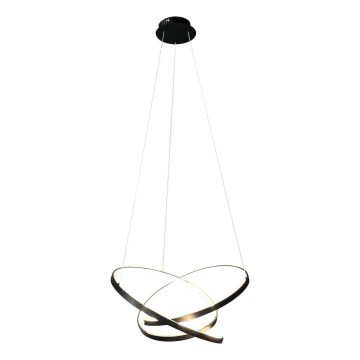 LED Luster na lanku EMPOLI LED/55W/230V čierna