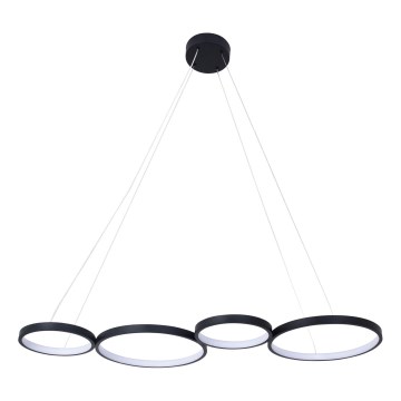 LED Luster na lanku FLAMENCO LED/42W/230V 4000K čierna