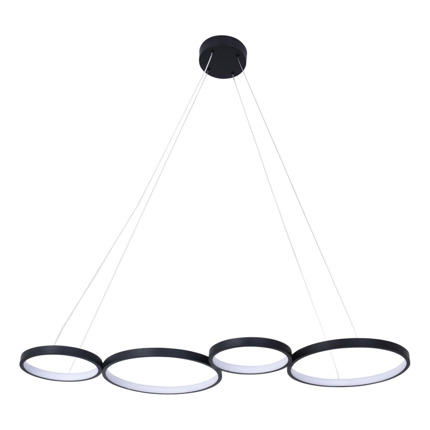 LED Luster na lanku FLAMENCO LED/42W/230V 4000K čierna