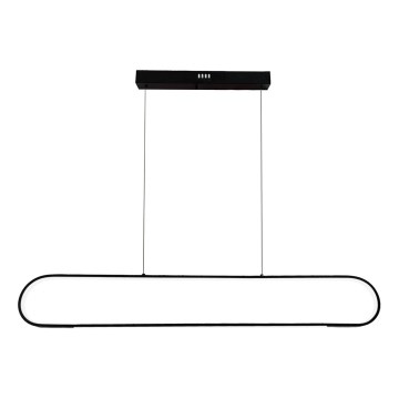 LED Luster na lanku FRAME LED/42W/230V čierna