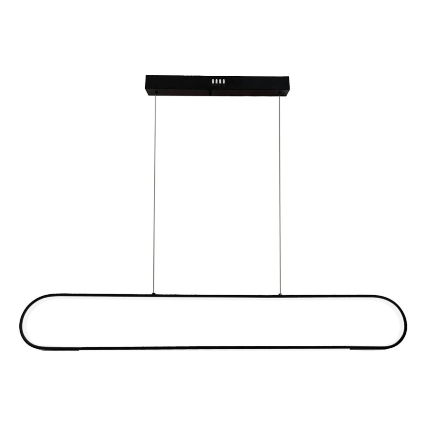 LED Luster na lanku FRAME LED/42W/230V čierna