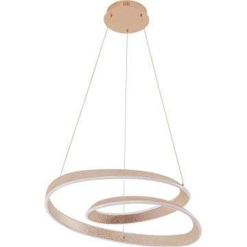 LED luster na lanku GLOW LED/75W/230V 4000K pr. 60 cm zlatý