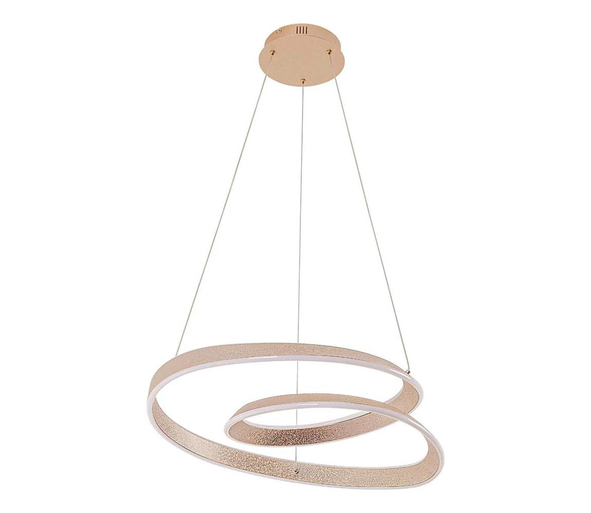 LED luster na lanku GLOW LED/75W/230V 4000K pr. 60 cm zlatý 338044