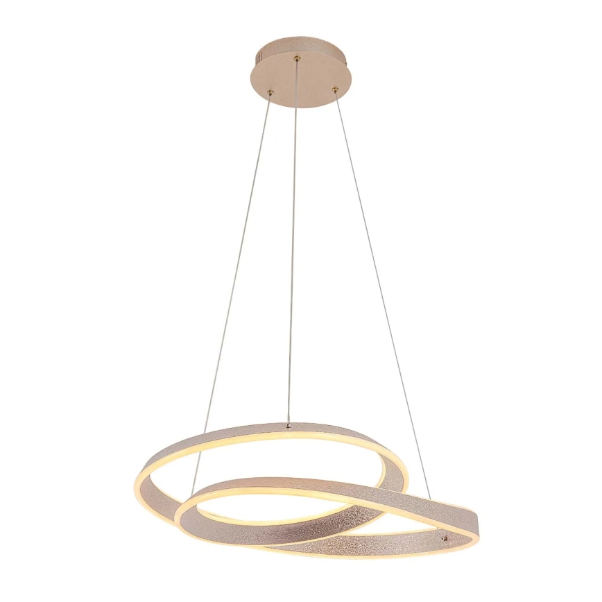 LED luster na lanku GLOW LED/75W/230V 4000K pr. 60 cm zlatý