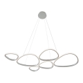 LED luster na lanku HELIX LED/61W/230V strieborný