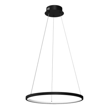 LED Luster na lanku HOOP LED/27W/230V pr. 50 cm 4000K čierna
