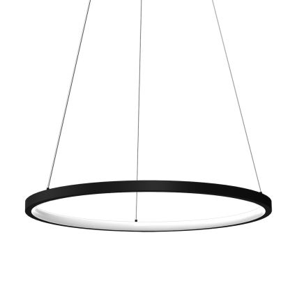 LED Luster na lanku HOOP LED/27W/230V pr. 50 cm 4000K čierna