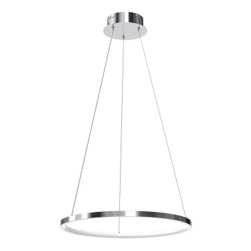 LED Luster na lanku HOOP LED/27W/230V pr. 50 cm 4000K lesklý chróm