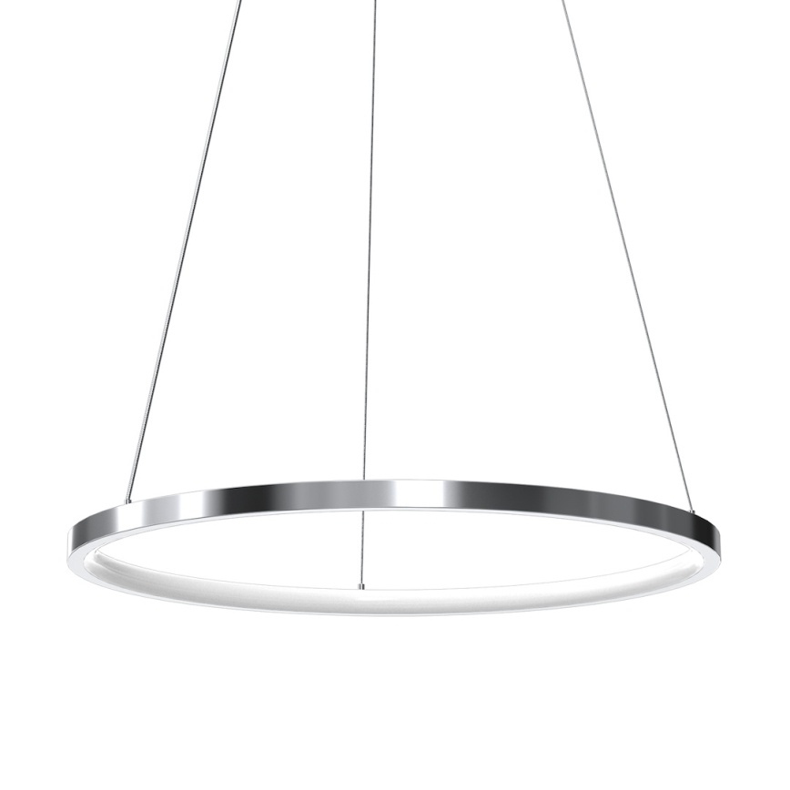LED Luster na lanku HOOP LED/27W/230V pr. 50 cm 4000K lesklý chróm
