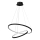 LED Luster na lanku HOOP LED/51W/230V pr. 60 cm 4000K čierna