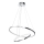 LED Luster na lanku HOOP LED/51W/230V pr. 60 cm 4000K lesklý chróm