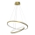 LED Luster na lanku HOOP LED/51W/230V pr. 60 cm 4000K zlatá