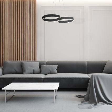 LED Luster na lanku INFINITY LED/50W/230V