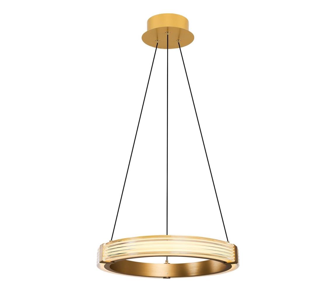 LED luster na lanku JESI LED/22W/230V 3000K pr. 40 cm zlatý 414LRC1945