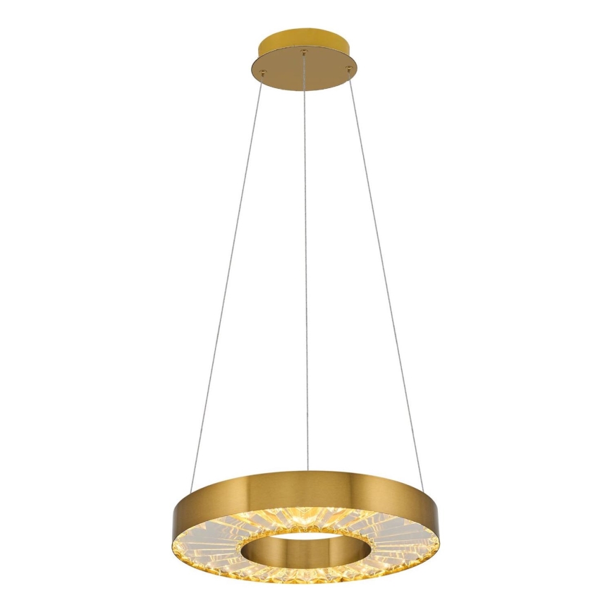 LED luster na lanku JESI LED/35W/230V 3000K pr. 40 cm bronzový