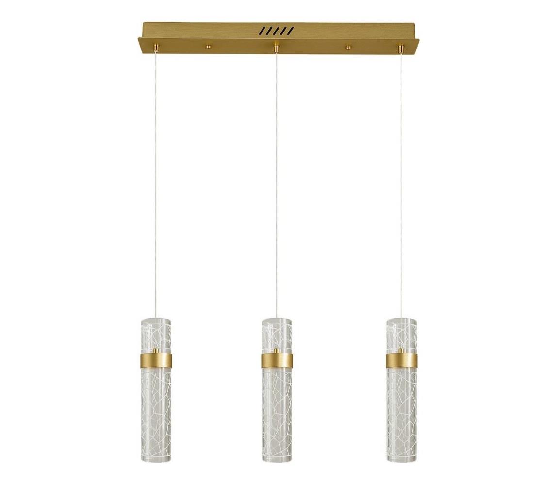 LED luster na lanku LAGOS LED/24W/230V zlatý ML2246