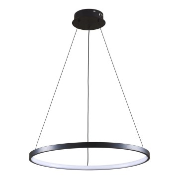 LED Luster na lanku LEA LED/20W/230V 4000K pr. 50 cm čierna