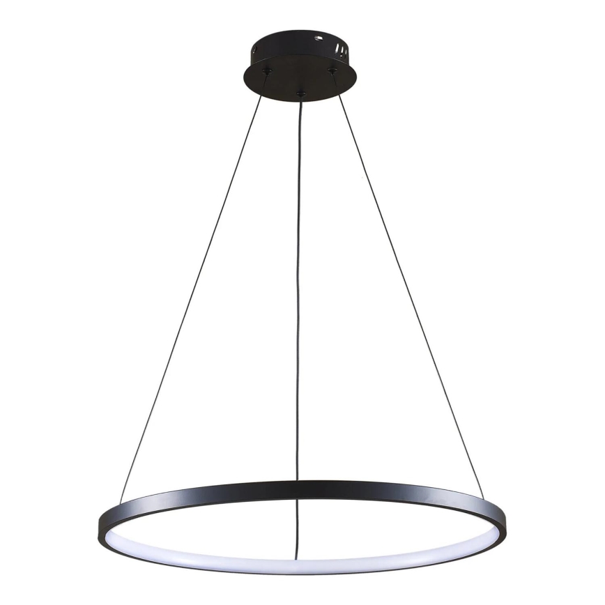 LED Luster na lanku LEA LED/20W/230V 4000K pr. 50 cm čierna