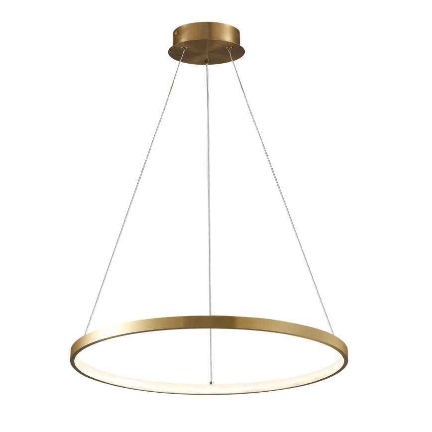 LED Luster na lanku LEA LED/20W/230V 4000K pr. 50 cm zlatá
