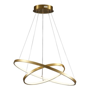 LED Luster na lanku LEA LED/35W/230V 4000K pr. 60 cm zlatá