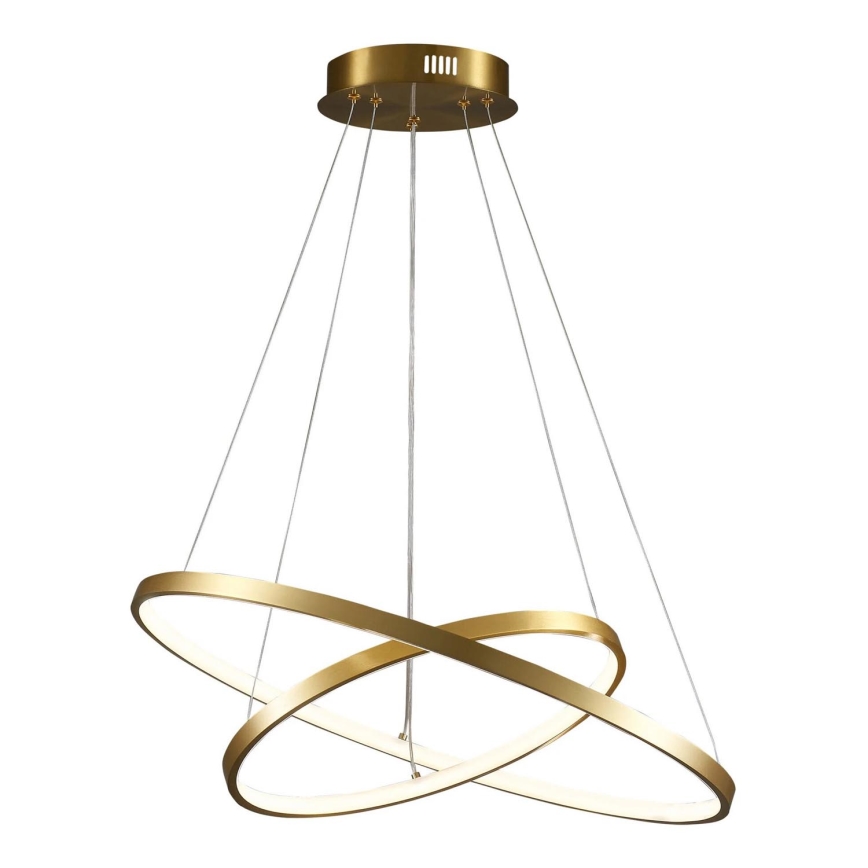 LED Luster na lanku LEA LED/35W/230V 4000K pr. 60 cm zlatá